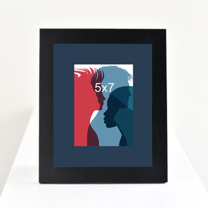 5x7 to 8x10 Langford frame with an Academic BLUE Matte