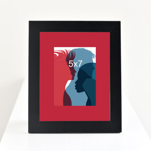 5x7 to 8x10 Langford frame with Academic RED Matte